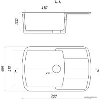 Кухонная мойка Gerhans B29 (оникс)