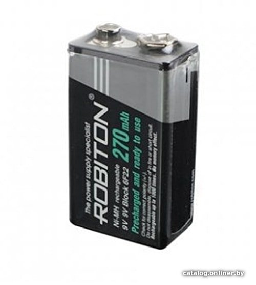 Аккумулятор Robiton 9V RTU270MH-bulk SR1 270mAh