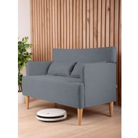 Диван Mio Tesoro Киус с подушками (микровелюр/темно-серый №22)