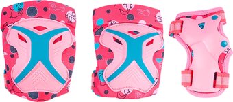 Комплект защиты Tech Team Safe Fit Kids 3.0 NN011986 (L, розовый)