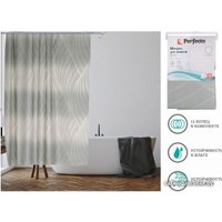 Шторка-занавеска для ванны Perfecto Linea Secret 36-118006 (жемчужный)