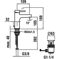 Смеситель Laufen TwinPlus 3116210041111