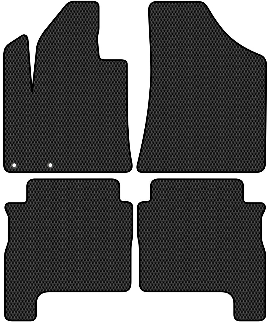 

Комплект ковриков для авто Alicosta Hyundai Santa Fe II (suv / CM) 2006 - 2009 (черный, ромб)