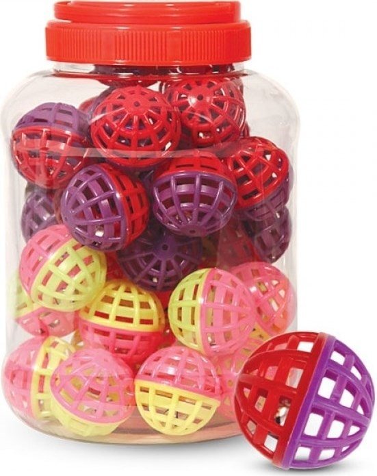 

Игрушка для кошек Triol Мяч-погремушка 3856 d 4 см 40 штук