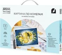 

Картина по номерам Три совы Лимоны КХп_48130