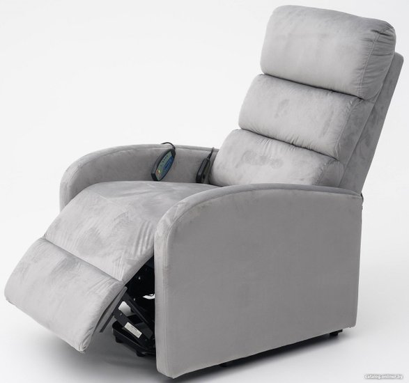 Calviano 2166 (серый велюр) массажное кресло купить в Минске