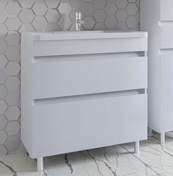 

Axus Тумба под умывальник Ромеро 80 (белый)