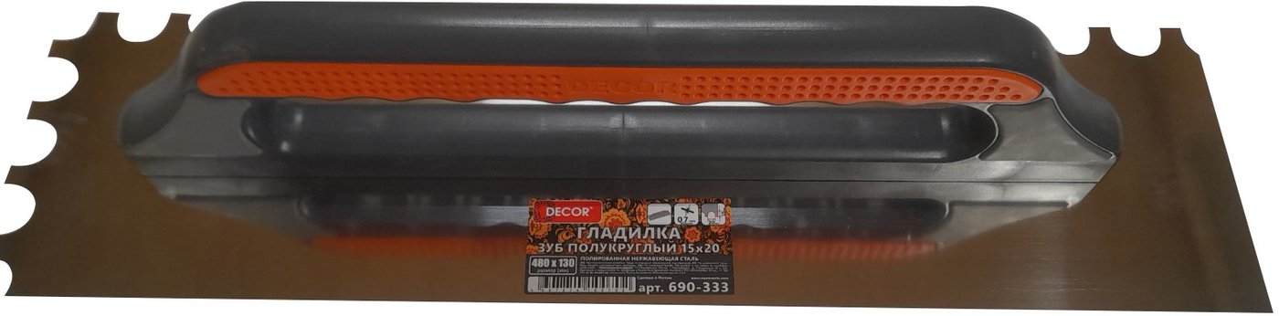 

Гладилка Decor 480x130мм 690-333