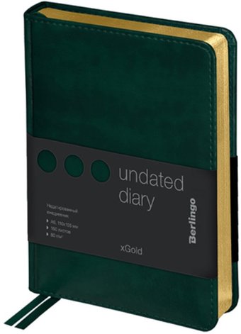 Ежедневник Berlingo xGold A6 UD0_81602 (160л, зеленый)