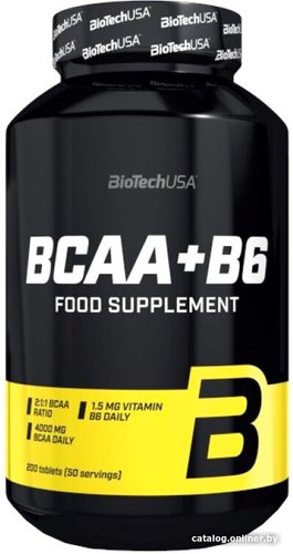 BioTech USA BCAA + B6 (200 таблеток)
