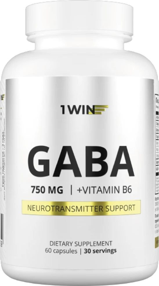 

Витамины, минералы 1WIN GABA+В6 (60 капсул)
