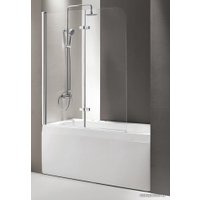 Стеклянная шторка для ванны Cezares ECO-O-V-21-120/140-C-Cr