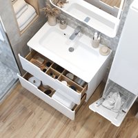  Briz Тумба подвесная Прато 100 с умывальником Прато