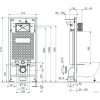 Унитаз подвесной Deante Vital CDVS6WPW