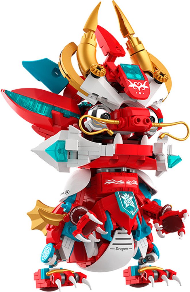 Конструктор Jaki Красный дракон JK5138