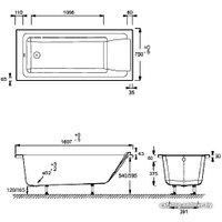 Ванна Jacob Delafon Sofa 170x75 E60515RU-00