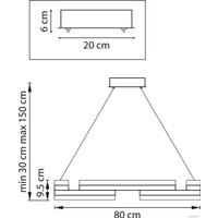 Припотолочная люстра Lightstar Rotonda 736333