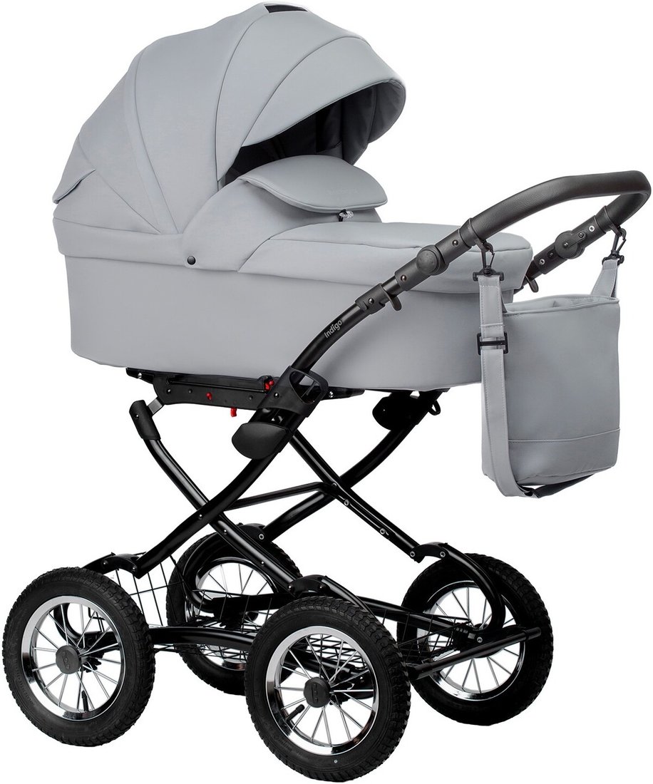

Универсальная коляска Indigo Barbara ECO Classic (2 в 1, be 04/светло-серая кожа)