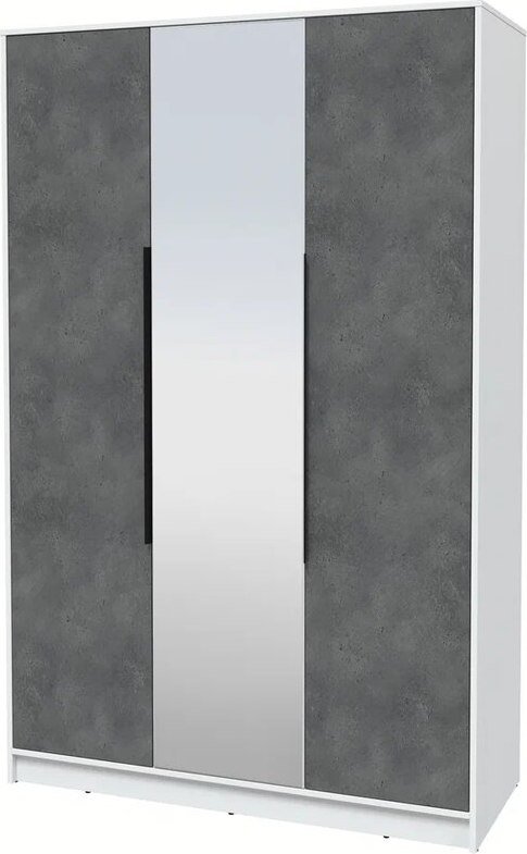 

Шкаф-купе Интерлиния Концепт КТ-Ш3з (бетон портленд/белый платинум)