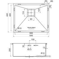 Кухонная мойка Omoikiri Taki 54-U (4993046)