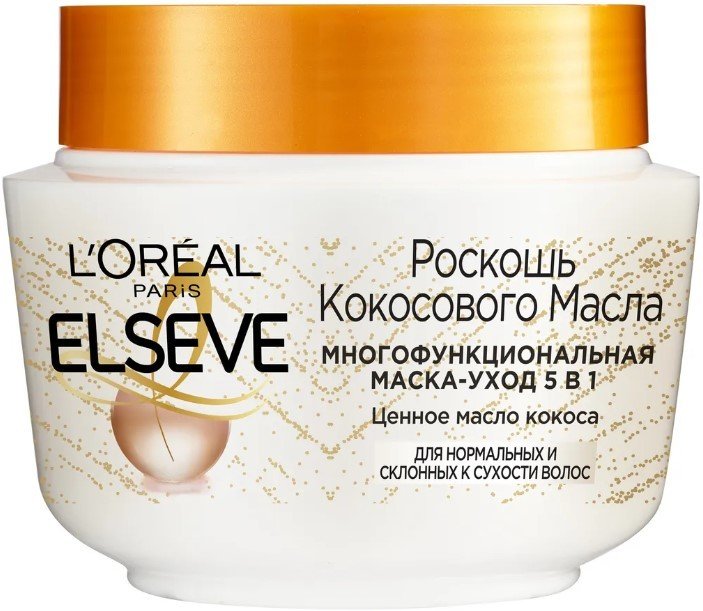 

Маска L'Oreal Elseve Роскошь Кокосового Масла 5 в 1 300 мл