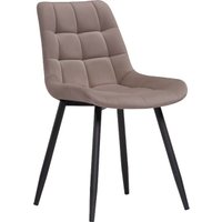 Стул Notta Челси (велюр латте/черный)