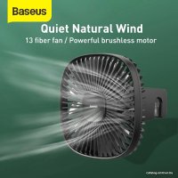 Вентилятор Baseus Natural Wind Magnetic Rear Seat Fan (зеленый)