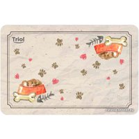 Коврик под миску Triol Косточки 30211008