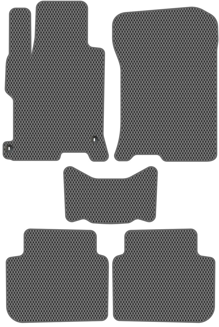 

Комплект ковриков для авто Alicosta Honda Accord IX (седан / CR) 2012 - 2015 (серый, ромб)