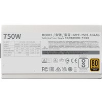 Блок питания Cooler Master MWE Gold 750 V2 ATX 3.1 White Edition MPE-7501-AFAAG-3EGEU