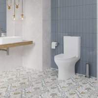 Унитаз напольный Lauter W246 2110246 + гигиенический душ Sano 21LT1292BM (горизонтальный выпуск)