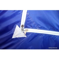 Палатка для зимней рыбалки Пингвин 3 с дышащим верхом (белый/синий)