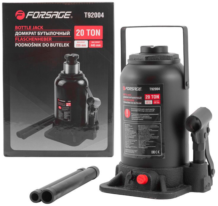 

Бутылочный домкрат FORSAGE F-T92004(DS) 20т