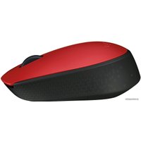 Мышь Logitech M171 (красный/черный)