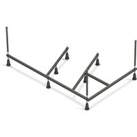 Ванна Cersanit Kaliope 153x100 L 63441 (с каркасом и сифоном Prime черный)