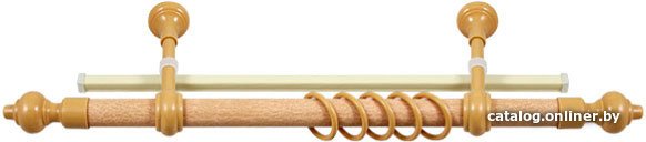 Карниз для штор Legrand Кантри + У-шина 48063472 (1.8 м, бук)