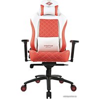 Игровое (геймерское) кресло Zone51 Спартак Легенда (белый/красный) в Орше