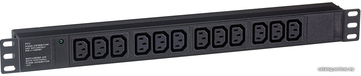 Блок розеток ExeGate ServerPro PDU-19H007 Al-12C13-C20
