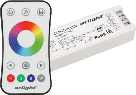 

Контроллер RGB Arlight Smart-RGB-SET-Ring 034807