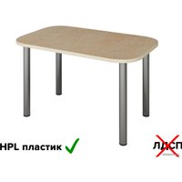 Кухонный стол Senira Р-001 (аламбра светлая/хром)