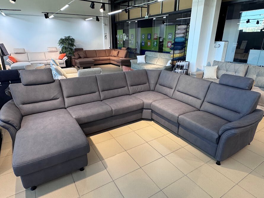 

П-образный диван DeStyle Dakota (серый)