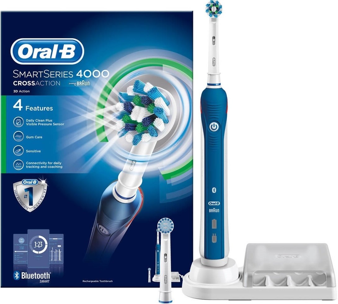 

Электрическая зубная щетка Oral-B SmartSeries 4000 CrossAction