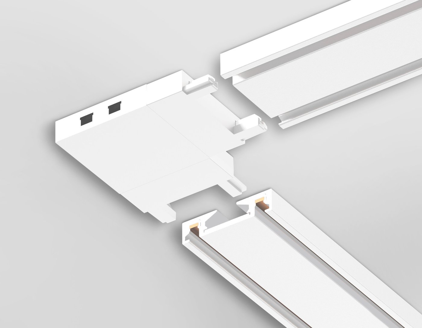 

Коннектор питания шинопровода Ambrella light Коннектор угловой для накладного шинопровода Magnetic Ultra Slim GV1113