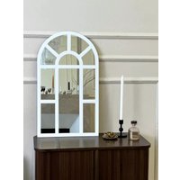 Зеркало eMZe 45x77 UV.ARC.WIND.45.77.BEL (белый с УФ-окантовкой)