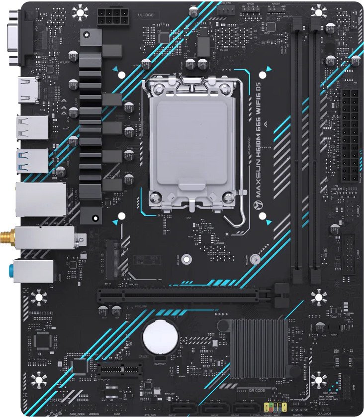 Материнская плата Maxsun H610M 666 WiFi6 D5