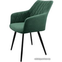 Стул Гальваник Диаманте Лофт (эмаль черный муар/Catania Izumrud)