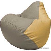 Кресло-мешок Flagman Груша Макси Г2.3-0213 (светло-серый/бежевый)