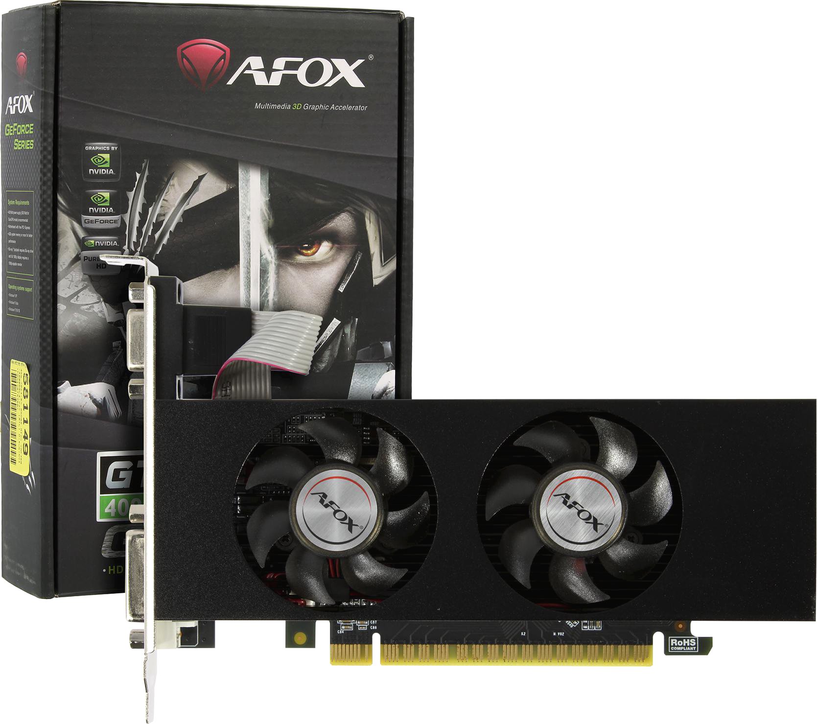 

Видеокарта AFOX GeForce GTX 750 2GB AF750-2048D5L4-V2