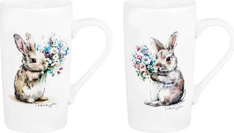 Набор кружек Elan Gallery Кролики 880226