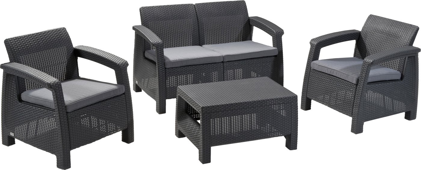 

Набор садовой мебели Keter Corfu Set 223204 (графит)